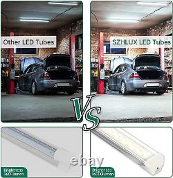 8FT Led Shop Light for Garage, (100W X 4 Pack) 5000K 14000LM Linkable 8 Feet