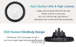 8 Pack 200W UFO Led High Bay Light Commercial Warehouse Factory Lighting Fixture