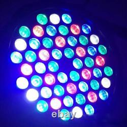 8x 162W 54 LED RGB Stage Lighting PAR Light Beam 7CH DMX Stage Disco DJ Lights