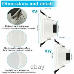 9W Smart RGB CW+WW LED Ceiling Lamp Downlight Bulbs Bluetooth APP Spotlight