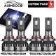 Auimsoco 9006 9005 Led High Low Beam Headlight Bulbs Combo F6 6000k Cool White