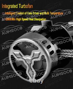 AUIMSOCO For Dodge Ram 1500 2500 3500 4500 2009-2018 LED Headlight Fog Lamp Bulb
