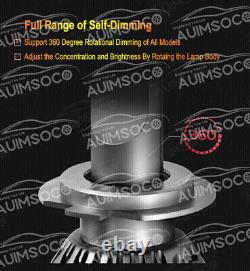 AUIMSOCO For Dodge Ram 1500 2500 3500 4500 2009-2018 LED Headlight Fog Lamp Bulb
