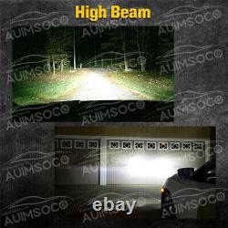 AUIMSOCO LED Headlights + Fog Light Bulbs Kit For Jeep Grand Cherokee 2011-2013