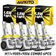Auxito Combo 9005+9006+h11 Led Hi/lo Headlight Bulb Fog Driving Light Kit Canbus