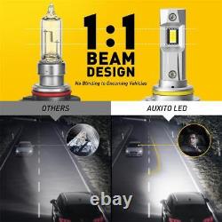 AUXITO Combo 9005+9006+H11 LED Hi/Lo Headlight Bulb Fog Driving Light Kit Canbus