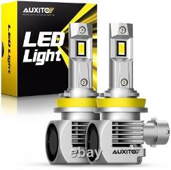 AUXITO Combo 9005+9006+H11 LED Hi/Lo Headlight Bulb Fog Driving Light Kit Canbus