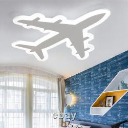 Airplane Led Chandelier Lighting Children Kids Room Led Flush Mount Ceiling Lamp