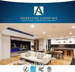 American Lighting? QD4-30-WH Quick Disc 4 Flush Mount Ceiling Light 12 Pk
