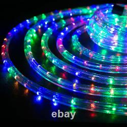 Assorted Size Multi-RGB LED Rope Lighting Flexible Indoor Outdoor Christmas Tree
