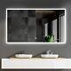 Bathroom Led Illuminated Wall Mounted Vanity Mirror Bluetooth Touch 28x40 Inch