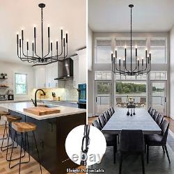 Chandelier Pendant Light Kitchen Island Lighting Ceiling Lamp Black Fixture Home