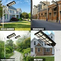 Commercial 9900000000LM 1600W LED Solar Street Light IP67 Dusk-to-Dawn Road Lamp