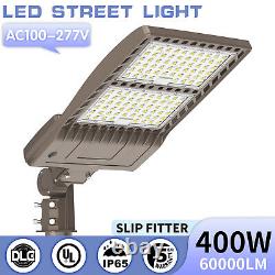 Commercial LED Shoebox Pole Light 400W 60000 Lumens Bright Parking Lot Lighting