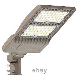 Commercial LED Shoebox Pole Light 400W 60000 Lumens Bright Parking Lot Lighting