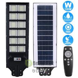 Commercial Solar Street Light 90000000LM 1600W Outdoor Dusk Dawn IP67 Road Lamp