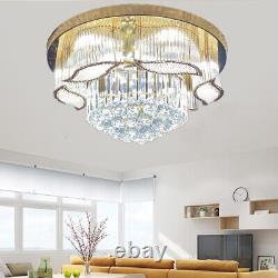 Crystal K9 Chandelier Ceiling Light Flush Mount Luxury Pendant Lighting 60cm