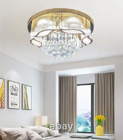 Crystal K9 Chandelier Ceiling Light Flush Mount Luxury Pendant Lighting 60cm