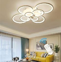 Dimmable LED Chandelier Lighting Modern Ceiling Lamp Fixtures Living Room