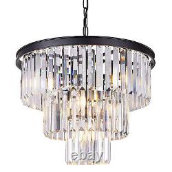 Elegant Crystal Chandelier Ceiling Lighting Fixture 6-Light 9-Light Pendant Deco