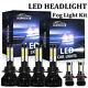 For Chevy Silverado 1500 2500hd 2004-2006 Led Headlight & Fog Light 6000k Bulbs