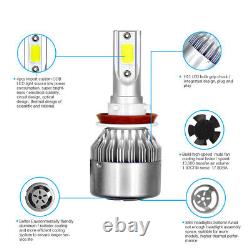 For Chrysler Town & Country 2010-2016 LED Headlight Bulb High Low Fog Light Blue