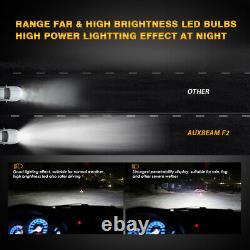 For GMC Sierra 1500 2500 3500 AUXBEAM LED Headlight Kit High Low Fog Light 6000K