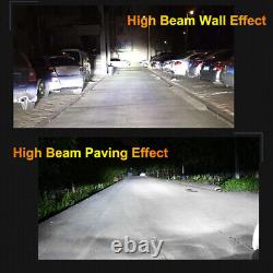 For Honda Civic 2007-2014 Combo LED Headlight High / Low Beam Fog Light Bulbs 6x