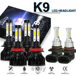 For Ram 1500 2500 3500 4500 5500 2013 2015 6pcs LED Headlight Fog Light Bulbs