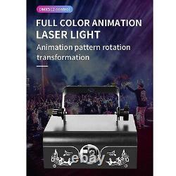 Full Color LED Animation Projector Laser DMX Strobe Scan Light DJ Stage Lighting