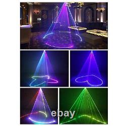 Full Color LED Animation Projector Laser DMX Strobe Scan Light DJ Stage Lighting