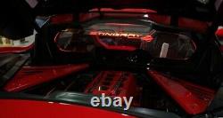 Glow Plate C8 Corvette accessories interior engine LED lighting Stingray Text