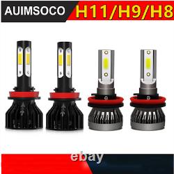 H11 H11 LED Headlight For Pontiac G6 2005-2010 6000K High/Low Beam Bulbs Kits