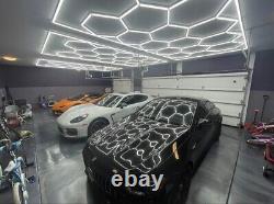 Hexagon LED Lighting Car Detail Garage Workshop Retail Light Honeycomb Hex Gym
