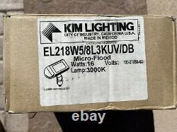 Hubbell Kim Lighting LED landscape monument Up light. Model EL218W5/8L3KUV/DB