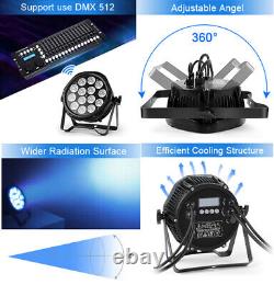 IP67 Waterproof Stage Light Outdoor RGBW 14 LED Par Lights DMX Control DJ Lights
