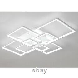 Indoor Modern Elegant LED Ceiling Lamp Stepless Dimming Three Color Adjustable