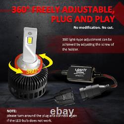 LASFIT H11 9005 LED Headlights High Low Beam Bulb 16000LM Bright Light Plug Play