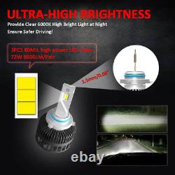LASFIT LED Headlight Bulbs Lamps High Beam LS PLUS 9005 Cool White 6000K 8000LM