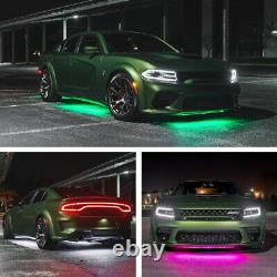 LEDGlow Multi-Color Slimline Underglow Car LED Neon Lights Kit w 300 LEDs