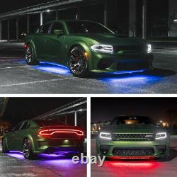 LEDGlow Multi-Color Slimline Underglow Car LED Neon Lights Kit w 300 LEDs