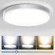 Led 3 Color Adjustable Round Ceiling Lamps Ultra Slim Fixture Lights Warm White