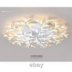 LED Acrylic Ceiling lighting fixture Cool Warm Neutral Light Branch Shade Modern