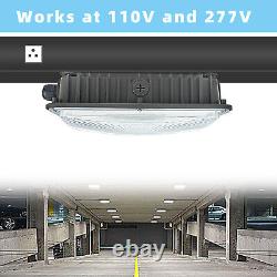 LED Canopy Lighting 70W, 45W, Daylight 5500K Parking Garage Security, Area Lights