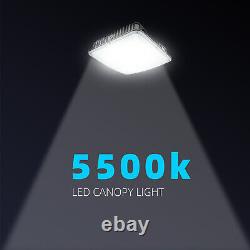 LED Canopy Lighting 70W, 45W, Daylight 5500K Parking Garage Security, Area Lights