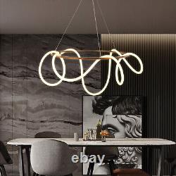 LED Ceiling Lamp Line Hanging Pendant Light Modern Chandelier Lighting Fixture