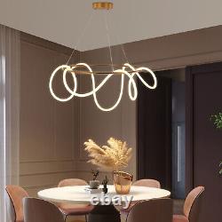 LED Ceiling Lamp Line Hanging Pendant Light Modern Chandelier Lighting Fixture