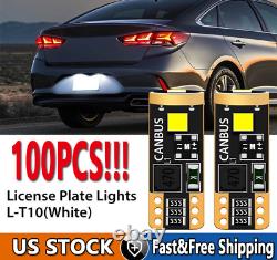 LED License Plate Light Bulbs 168 192 194 2825 T10 Bright White 6000K Canbus