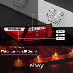 LED Light Tube Tail Brake Lamps For 2008-2012 Audi A5 S5 Factory LED Model 4pcs
