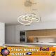 Led Pendant Lighting Silvery For Dining Room Bedroom Stepless Dimmable Light New